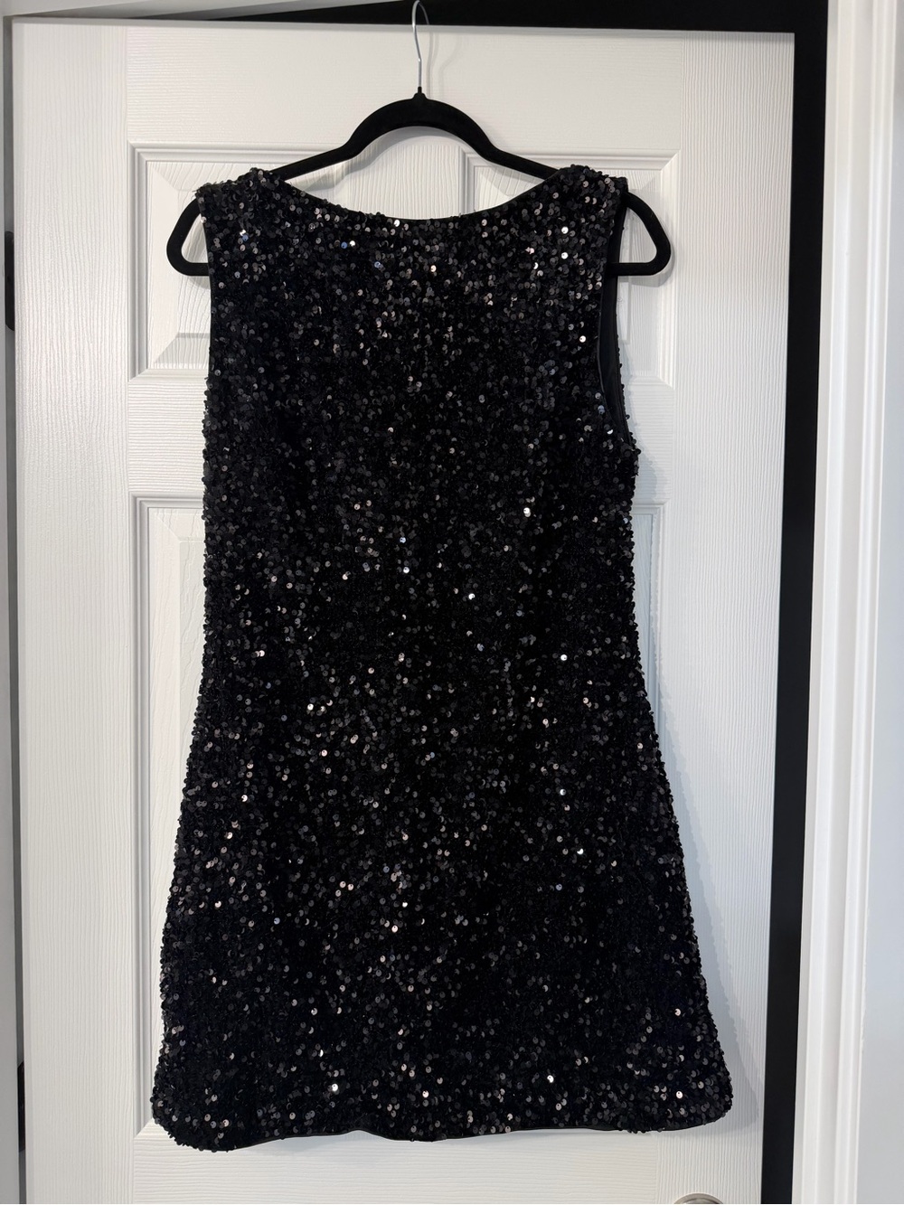 Princess Polly Black Sequin Sleeveless Mini Dress